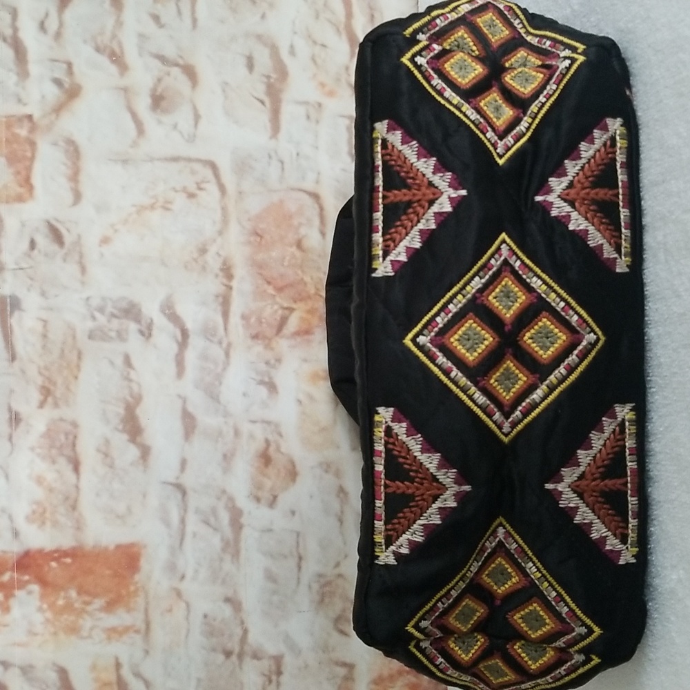 New Johnny Was Lilith Quilted Satin Tote - Picture 9 of 14